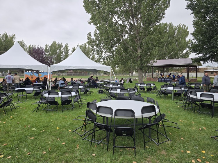 Tents, Tables, and Chairs
